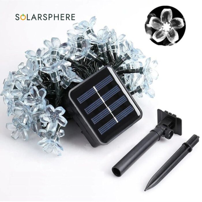 Solar Sakura String Lights - Image 4